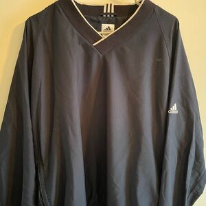 adidas Black Jacket with White Logo